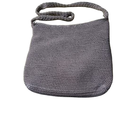 The Sak Vintage Crochet Knit Taupe Fabric Handbag Purse Boho , Large, BOHO - Picture 4 of 4